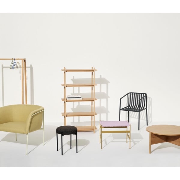 Okrogla mizica v hrastovem dekorju ø 86 cm Heritage – Hübsch-image-4