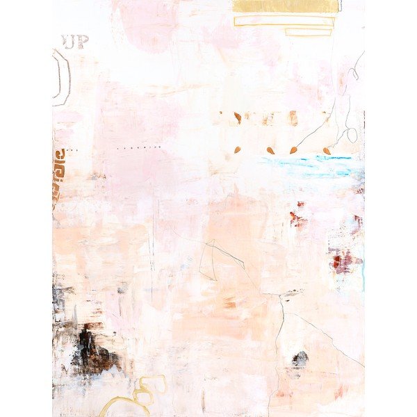 Ročno naslikana slika na platnu 88x118 cm Small Notes – Malerifabrikken