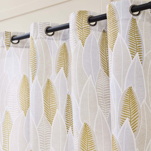 Zavesa v bež in zlati barvi 140x260 cm Kim – douceur d'intérieur-image-2