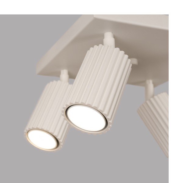 Kremno belo točkovno svetilo 25x25 cm Gleam – Sollux-image-1