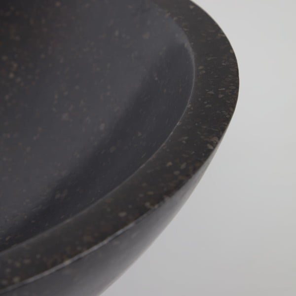 Črn terrazzo umivalnik Kave Home Sunday, ø 40 cm-image-3