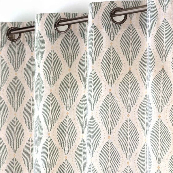 Zeleno-bež zavesa 140x240 cm Maho – douceur d'intérieur-image-2