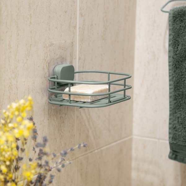 Mentolno zelen kovinski podstavek za milo z namestitvijo brez vrtanja Grena – Compactor-image-1