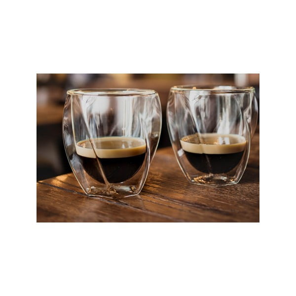 Skodelice v kompletu za kapučino z dvojno steno 2 ks 250 ml Cristallo – Vialli Design-image-3