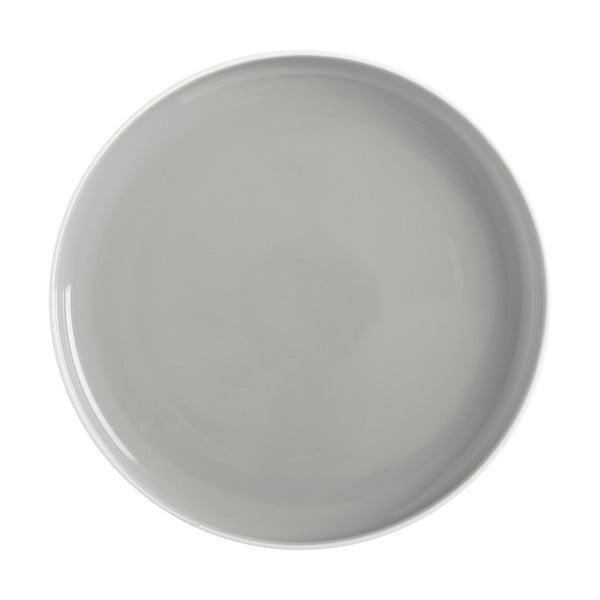 Svetlo siv porcelanast krožnik Maxwell & Williams Tint, ø 20 cm