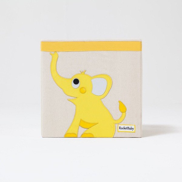 Otroška tekstilna škatla za shranjevanje Robby the Elephant - Rocket Baby -image-1