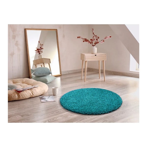 Modra preproga Universal Aqua Liso, ø 100 cm-image-1