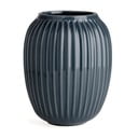 Antracitno siva keramična vaza Kähler Design Hammershoi, višina 20 cm