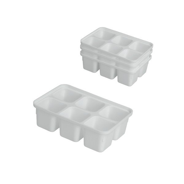 Komplet 4 belih modelov za led Metaltex Ice Cube-image-1