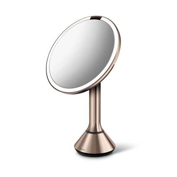 Kozmetično ogledalo z lučjo/povečevalno (5x) ø 20 cm Sensor – simplehuman-image-4