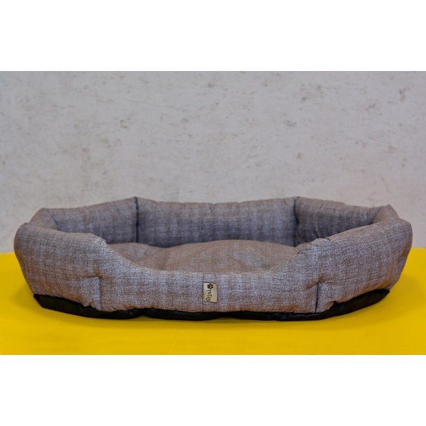 Svetlo rjava bombažna postelja 90x70 cm Bobík - Petsy-image-1