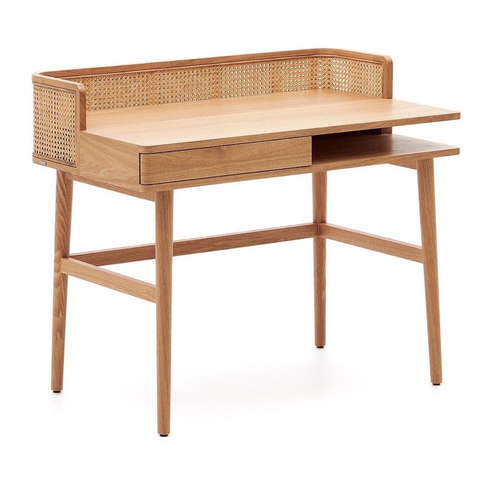 Pisalna miza v jesenovem dekorju 62x105 cm Araxi