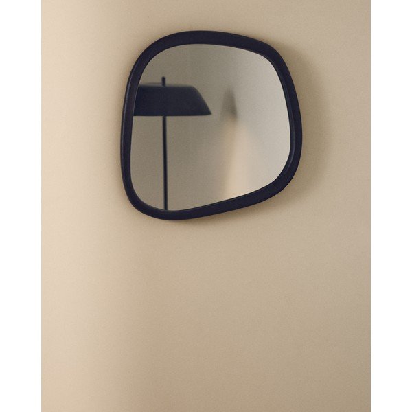 Stensko ogledalo z lesenim okvirjem 45,5x47 cm Alura – Kave Home-image-2