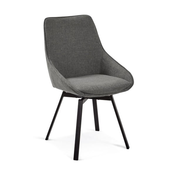 Temno siv jedilni stol Jenna – Kave Home