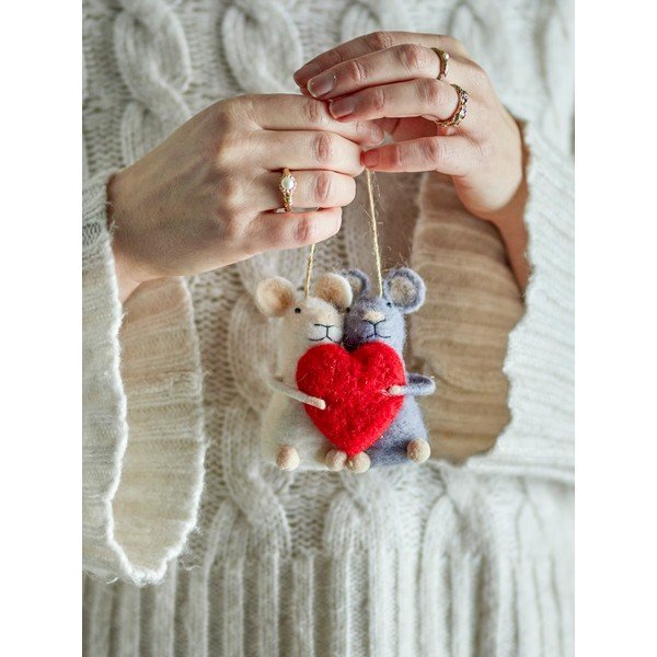 Volnen okrasek za jelko Peo – Bloomingville-image-1