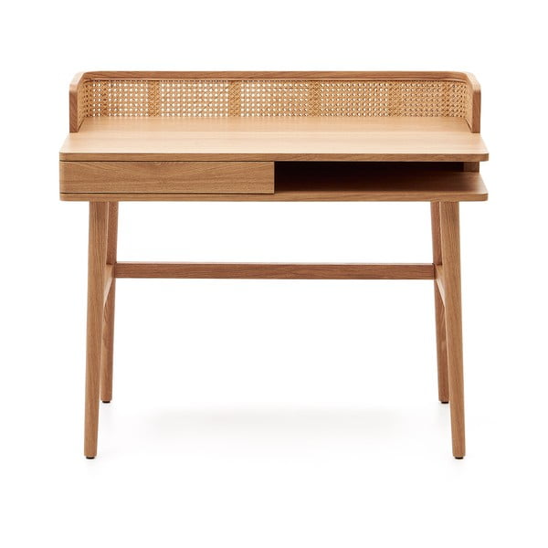 Pisalna miza v jesenovem dekorju 62x105 cm Araxi – Kave Home-image-2