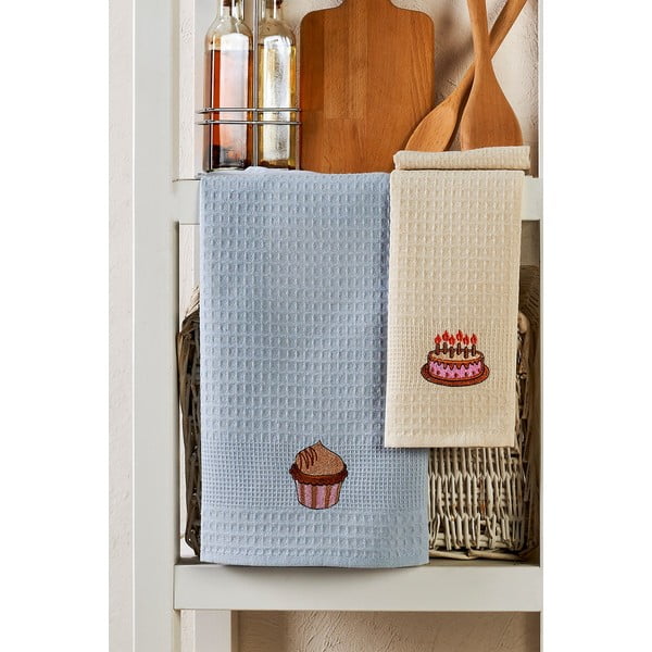 Bombažne kuhinjske krpe v kompletu 6 ks 40x60 cm Cake – Foutastic-image-4