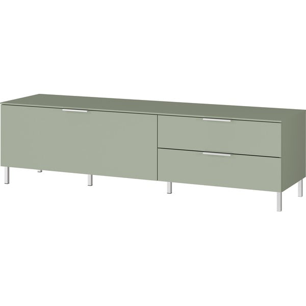 Svetlo zelena TV omarica 164x47 cm Kenora - Germania-image-2