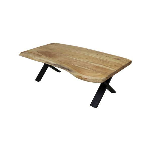 Kavna mizica iz akacijevega lesa, kolekcija HSM, dolžina 120 cm