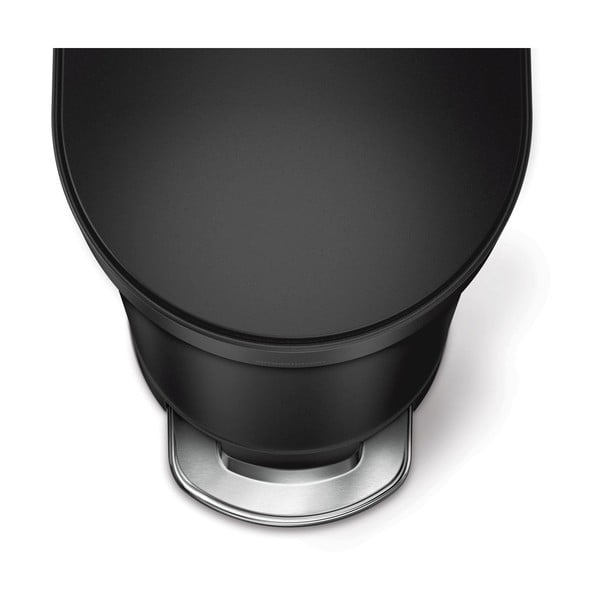 Jeklen koš za smeti s pedalom 45 l Slim – simplehuman-image-4