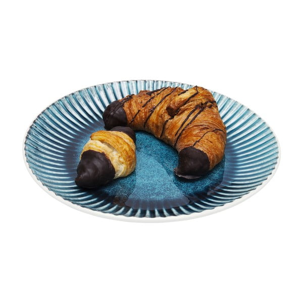 Moder keramičen krožnik Kare Design Mustique Rome, ⌀ 29 cm-image-2