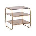 Stranska mizica s stekleno mizno ploščo 41x41 cm Echo – Hübsch