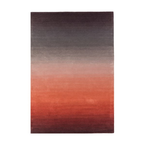 Rdeča in siva preproga Asiatic Carpets Ombre, 200 x 290 cm