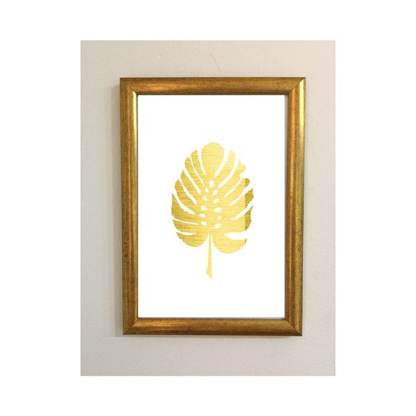 Plakat v okvirju Piacenza Art Gold Leaf, 30 x 20 cm