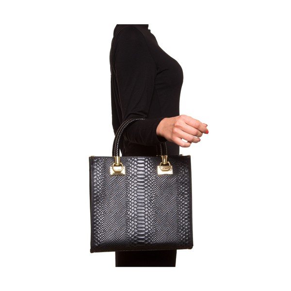 Usnjena torbica Luisa Vannini 8032 Nero-image-4