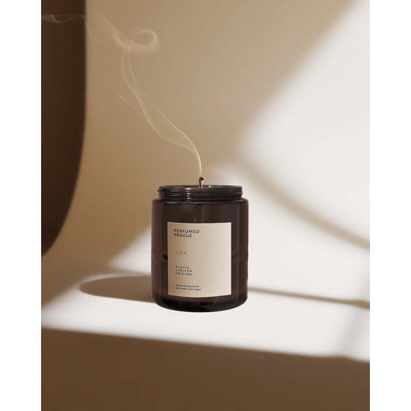 Dišeča sveča iz sojinega voska Slavic Edition: #88 Linden, Moss, Hibiscus – Perfumed Prague-image-3