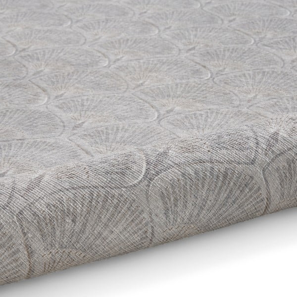 Svetlo siva pralna preproga 122x170 cm Deco Peacock – Catherine Lansfield-image-3