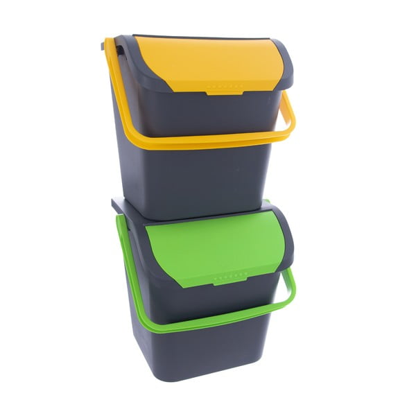 Plastični zabojnik za sortirane odpadke 28 l Eko - Orion-image-2