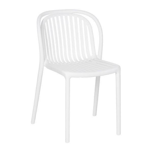 Bel plastičen jedilni stol Alia – Ixia