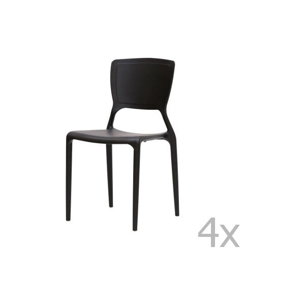 Komplet 4 stolov Canett Freja