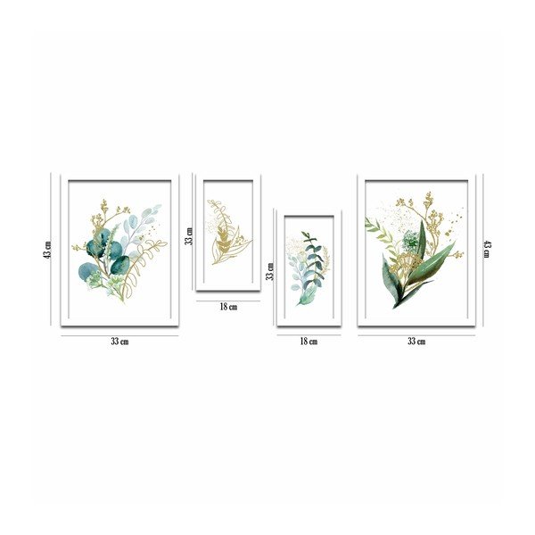 Plakati v kompletu 4 ks 33x43 cm – Wallity-image-2