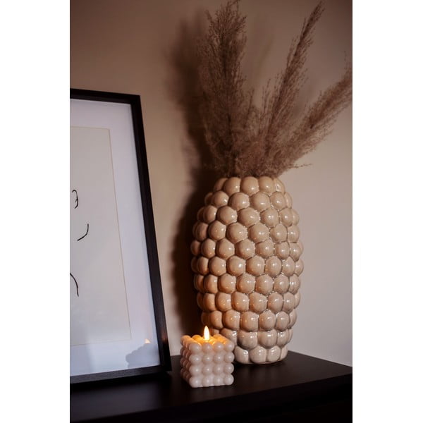 Bež LED voščena sveča Star Trading Flamme Dot, višina 9,5 cm-image-4