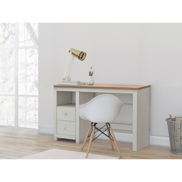 Pisalna miza z mizno ploščo v hrastovem dekorju 50x120 cm Emerald – Støraa-image-1