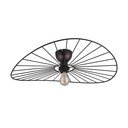 Mat črna stropna svetilka ø 60 cm Chapeau – Reality