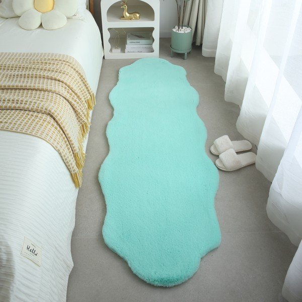 Mentolno zeleno sintetično krzno 60x180 cm Caty – Ayyildiz Carpets-image-3