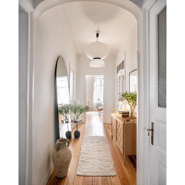 Bel pralen ročno tkan volnen tekač 70x200 cm Enkang Ivory – Lorena Canals-image-1