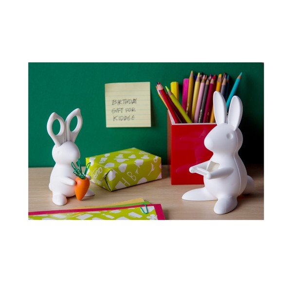 Držalo za lepilni trak Bunny, belo-image-1