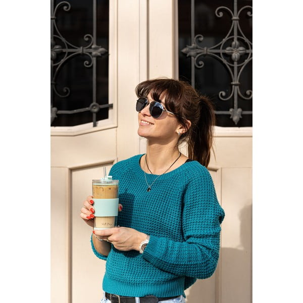 Mentolno zelen termo lonček 600 ml Fuori – Vialli Design-image-3