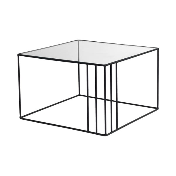 Črna mizica 55x55 cm Outline - Neostill