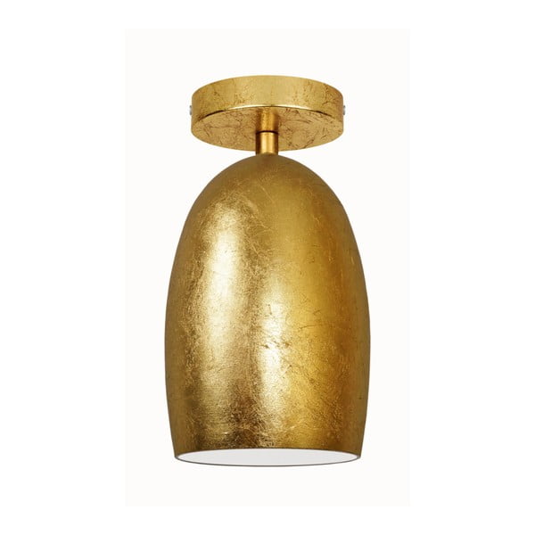 Stropna svetilka v zlati barvi Sotto Luce UME Cast, ø 14 cm