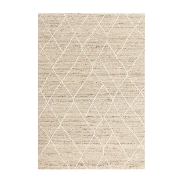 Volnena preproga v naravni barvi 200x290 cm Noah – Asiatic Carpets