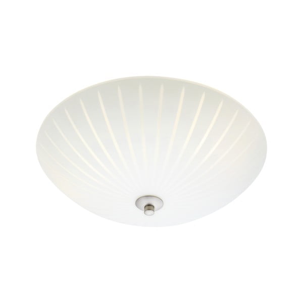 Bela stropna svetilka s steklenim senčilom ø 35 cm Cut – Markslöjd