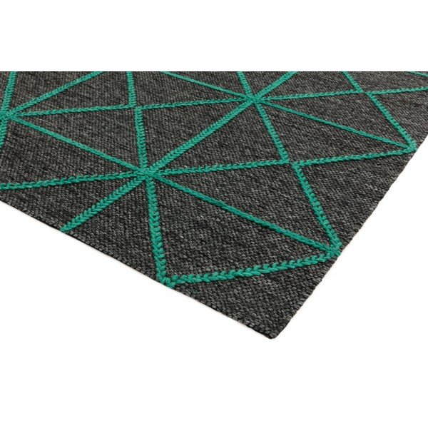 Črno-zelena preproga Azijske preproge Prism, 160 x 230 cm-image-4