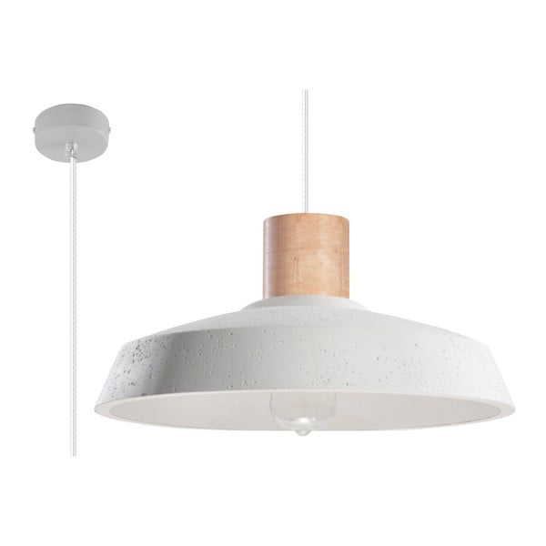 Bela viseča svetilka Sollux Arrigo-image-4