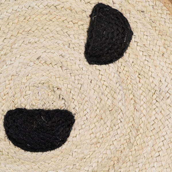 Otroška preproga iz jute v naravni barvi ø 100 cm Chiquillo – Ixia-image-2