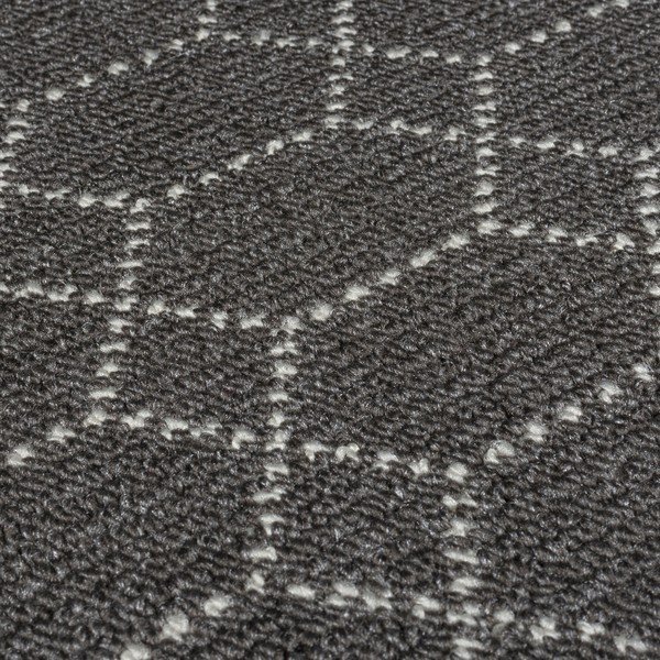 Temno siv pralen tekač 57x230 cm Argyll – Flair Rugs-image-4